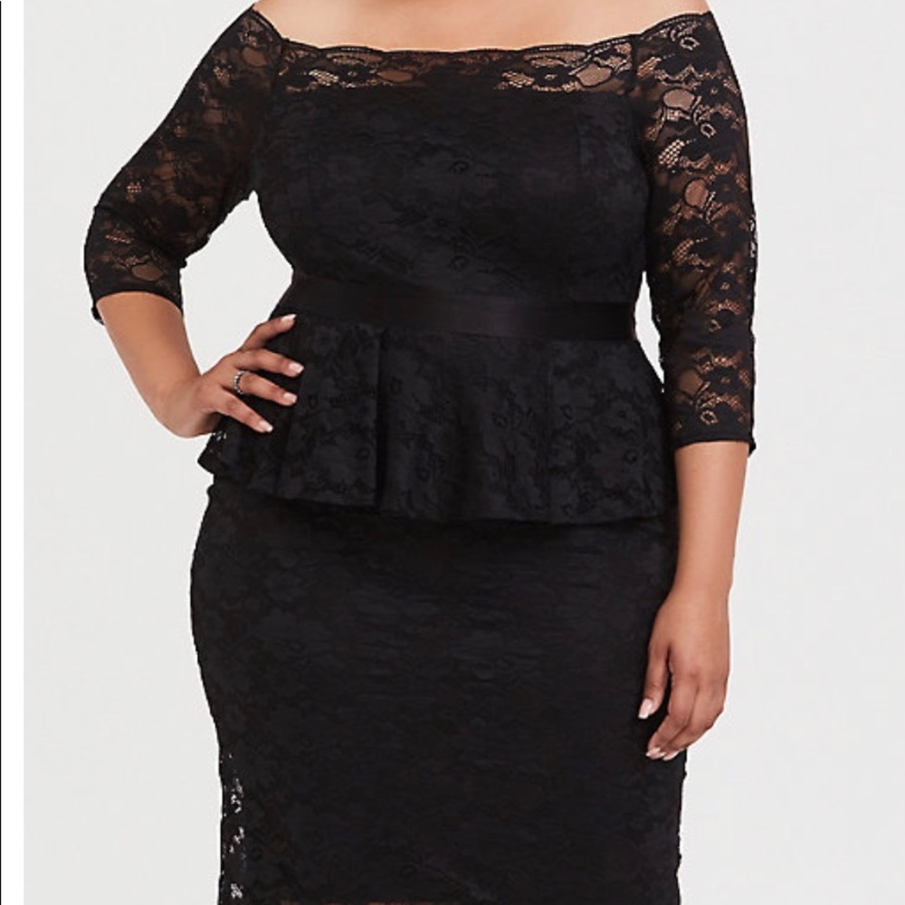 Torrid Off the Shoulder Dress